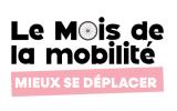 Logo du Mois de la mobilité avec en sous-titre "mieux se déplacer"