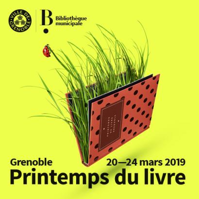 affiche du Printemps du livre 2019