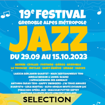 Affiche Grenoble Alpes Métropole Jazz Festival