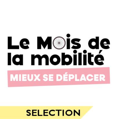 Logo du Mois de la mobilité avec en sous-titre "mieux se déplacer"